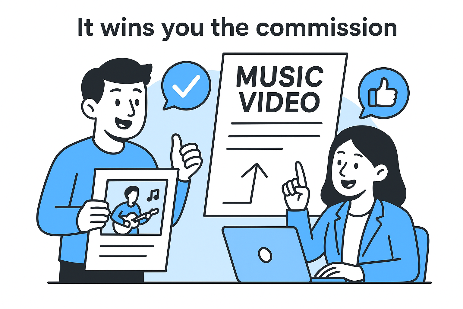 It wins you the commission