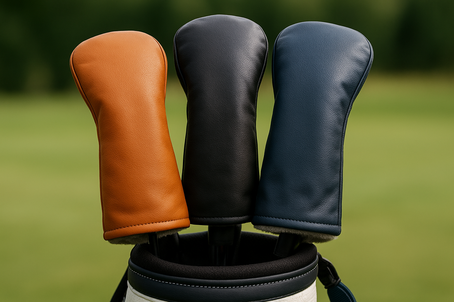 1. Leather headcovers