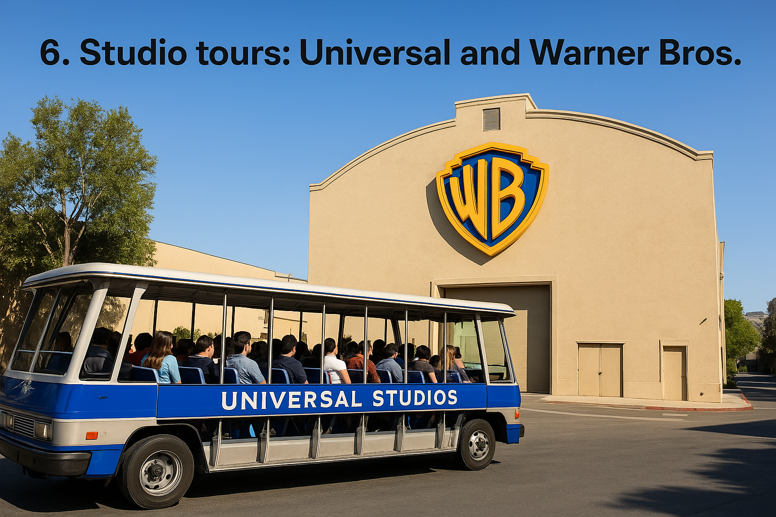6. Studio tours: Universal and Warner Bros.