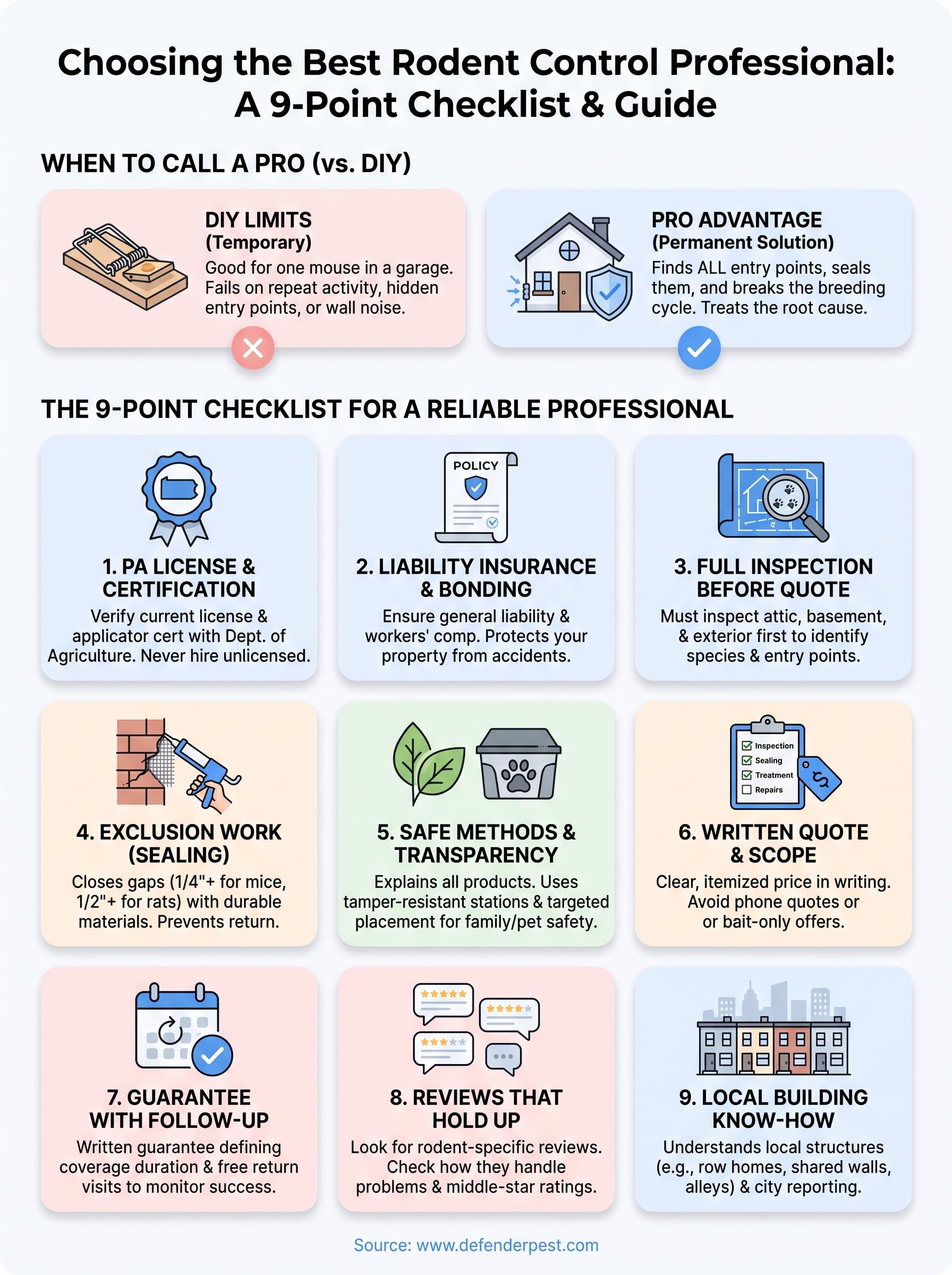 rodent control professional infographic