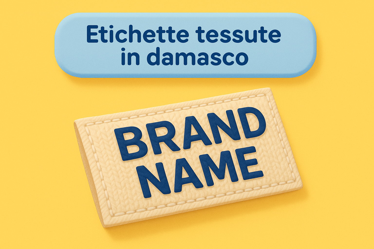 2. Etichette tessute in damasco