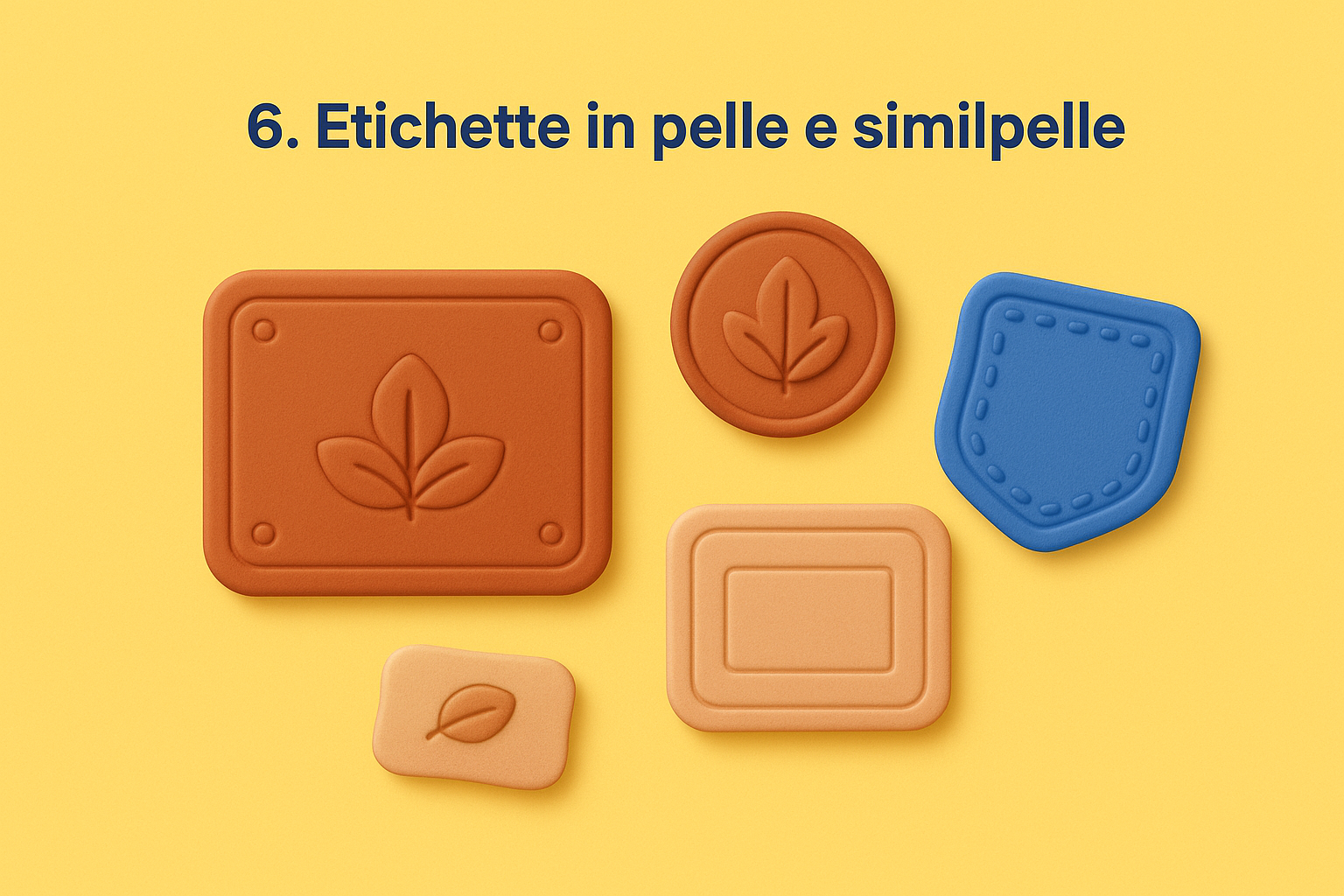 6. Etichette in pelle e similpelle