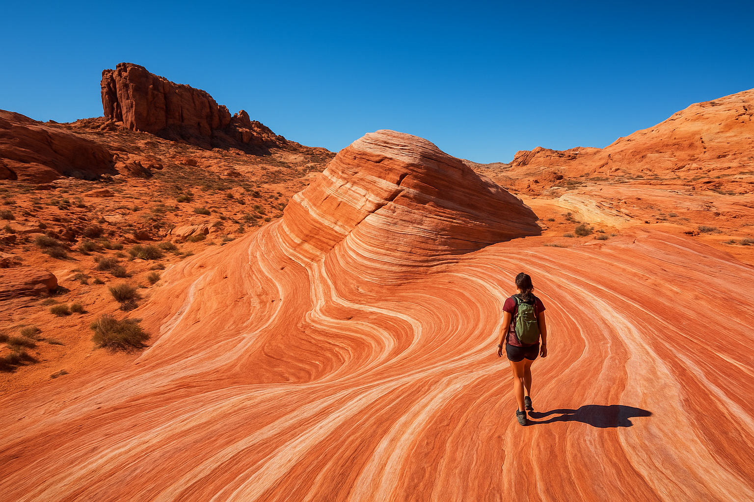 2. Hike the Fire Wave Trail and Seven Wonders Loop