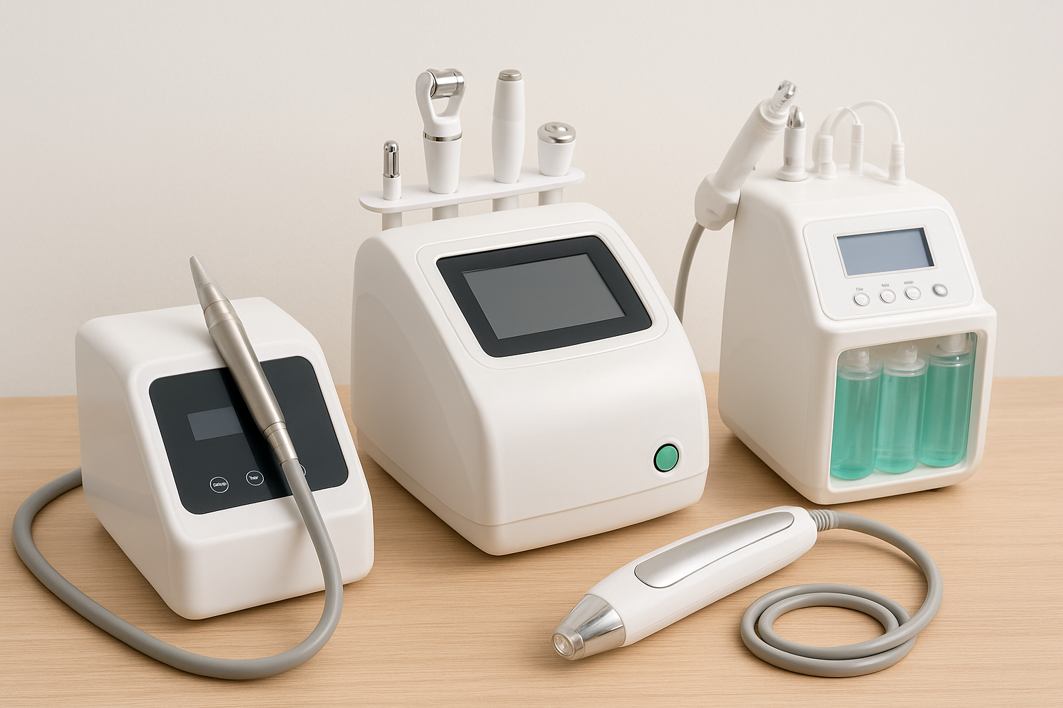 Professional beauty machines and devices on offer