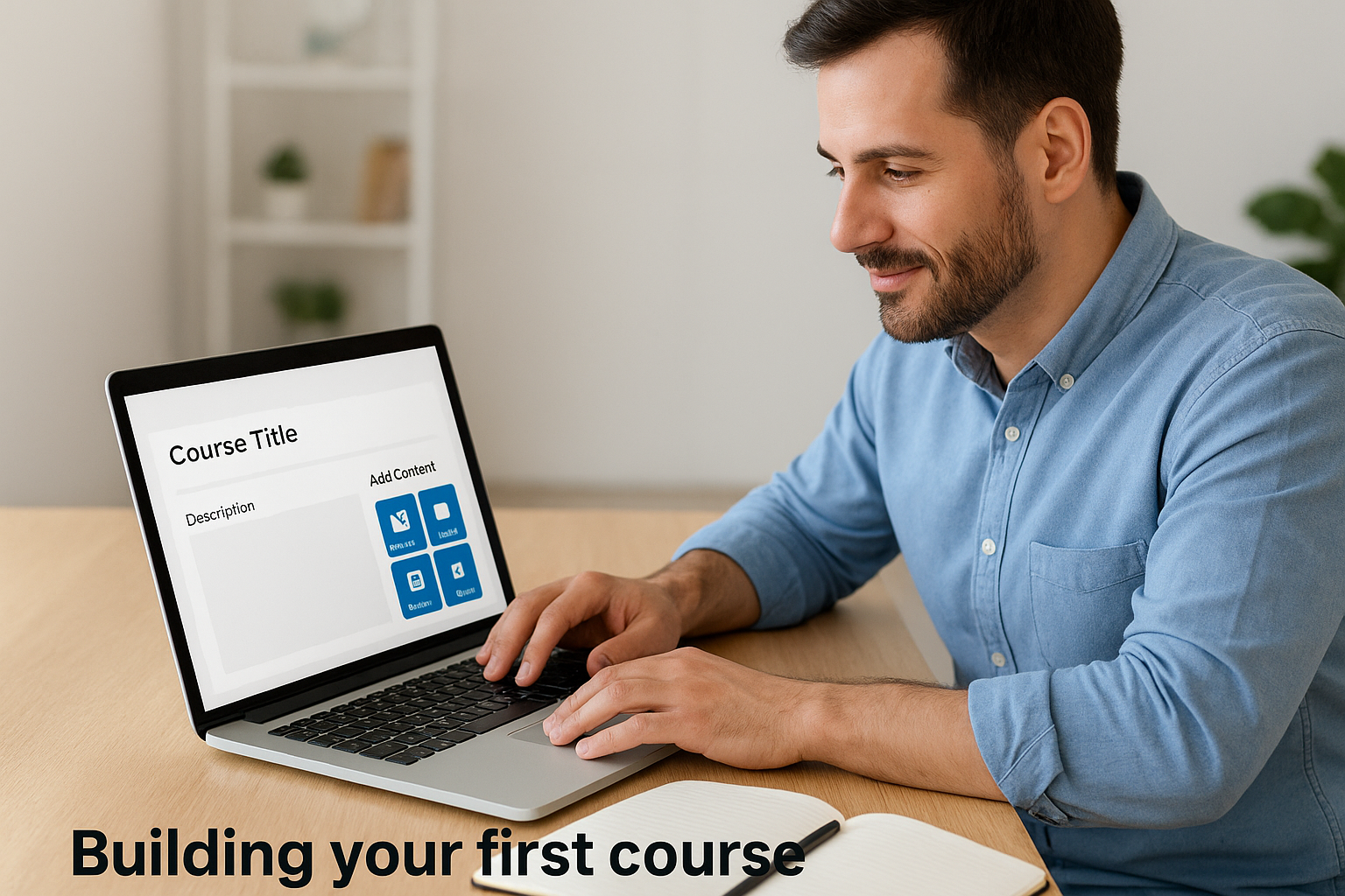 Building your first course