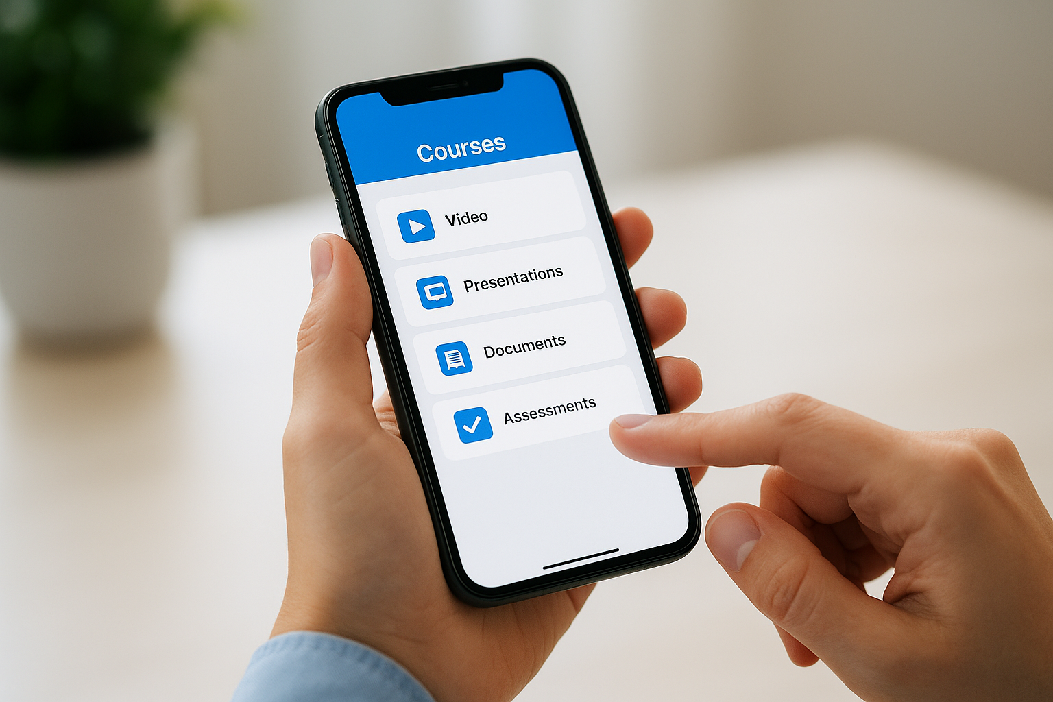 Available features on mobile