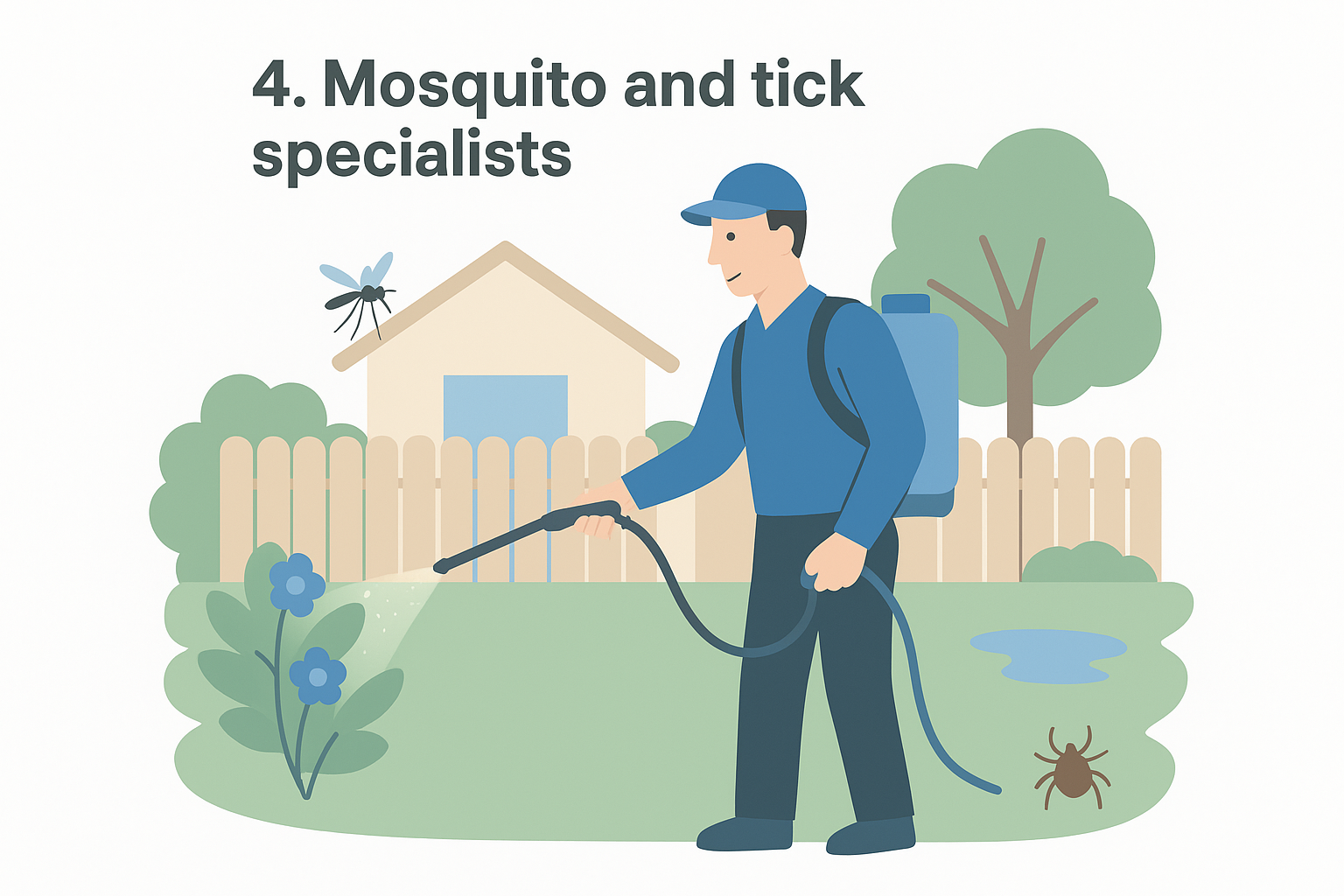4. Mosquito and tick specialists