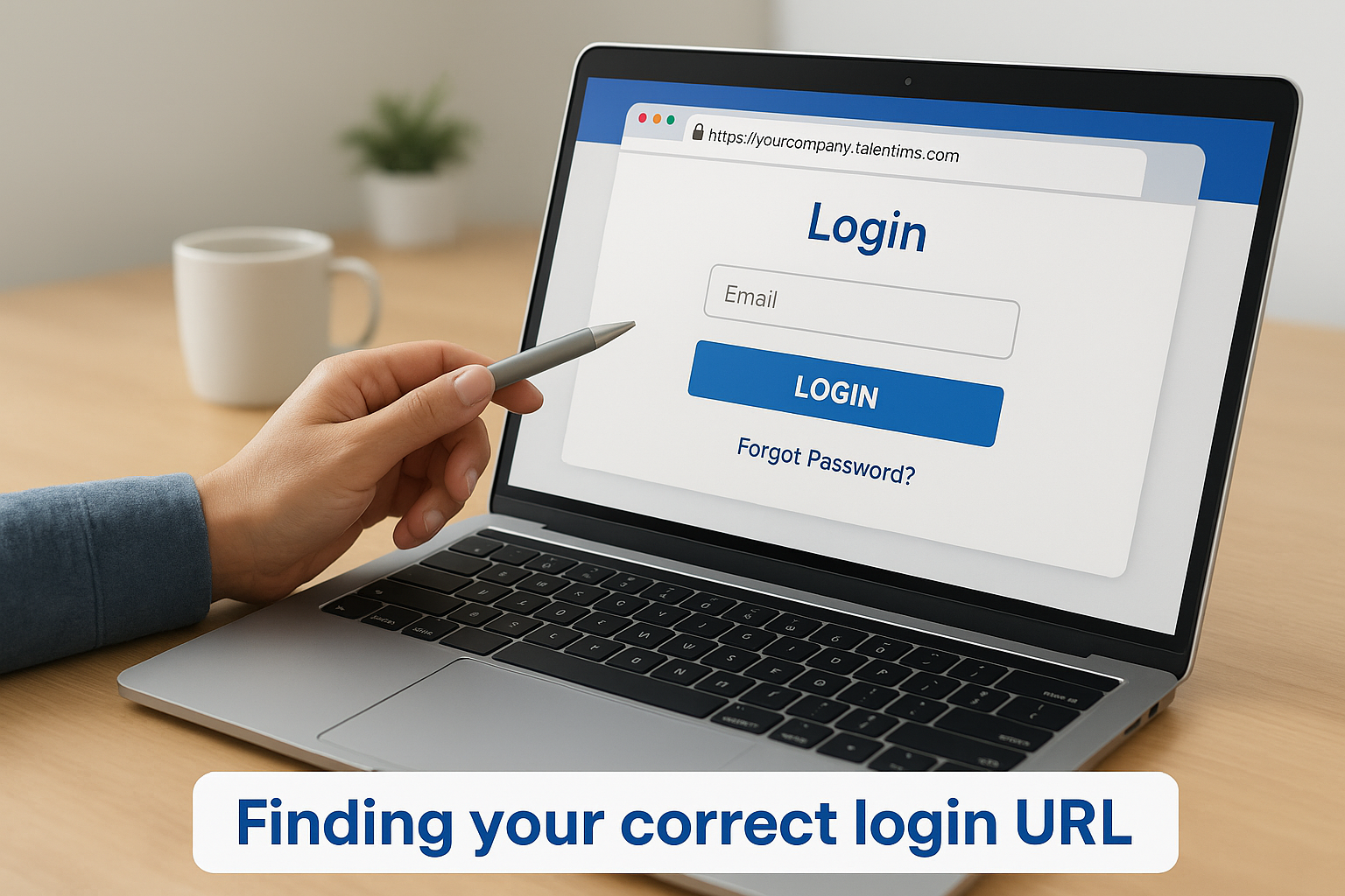 Finding your correct login URL