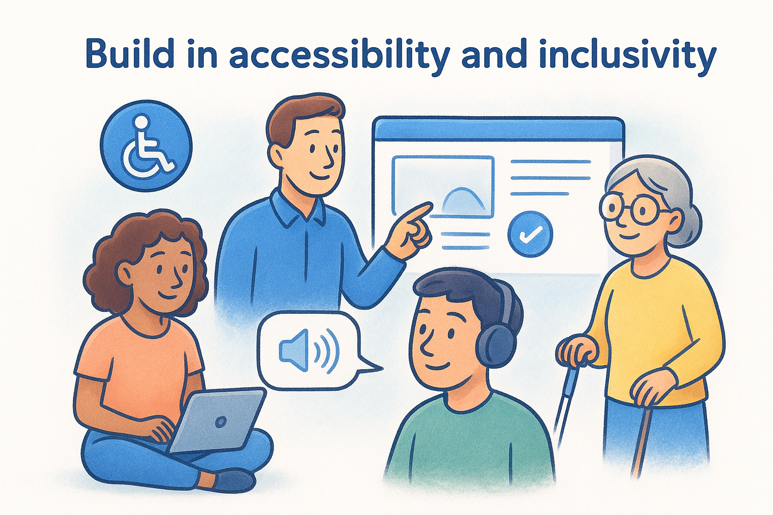 9. Build in accessibility and inclusivity