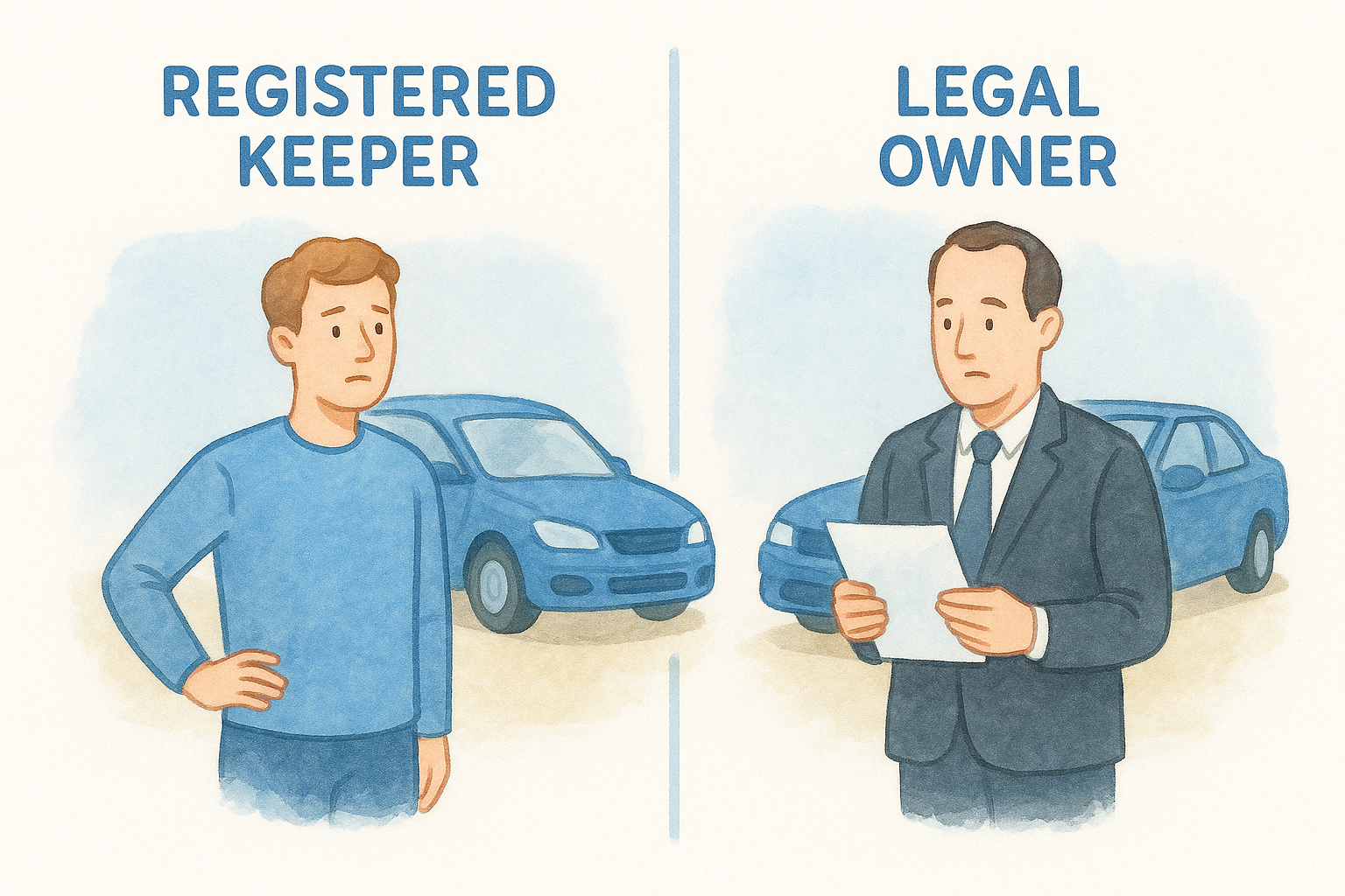 Keeper versus legal owner