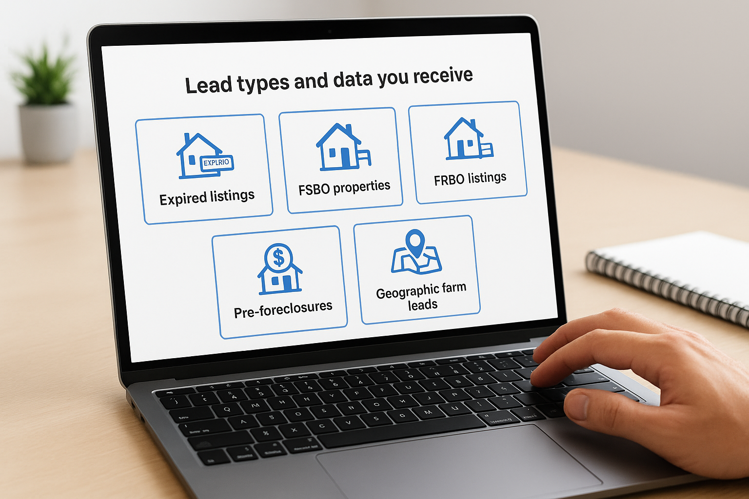 Lead types and data you receive