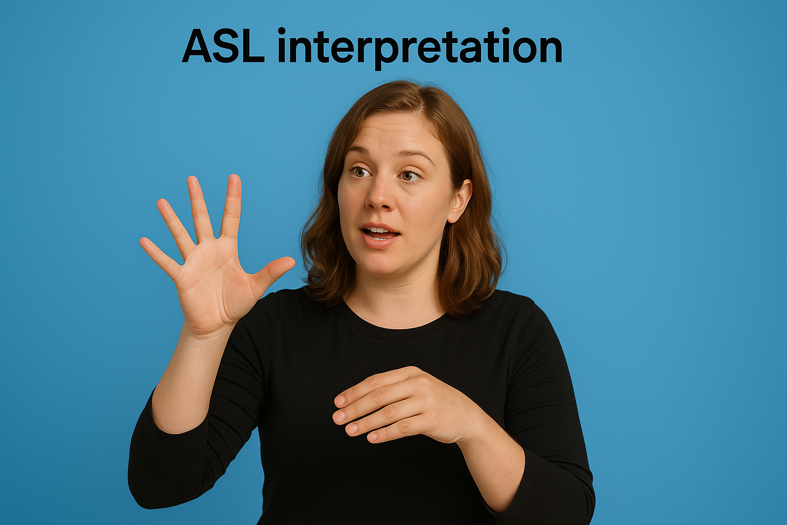 ASL interpretation