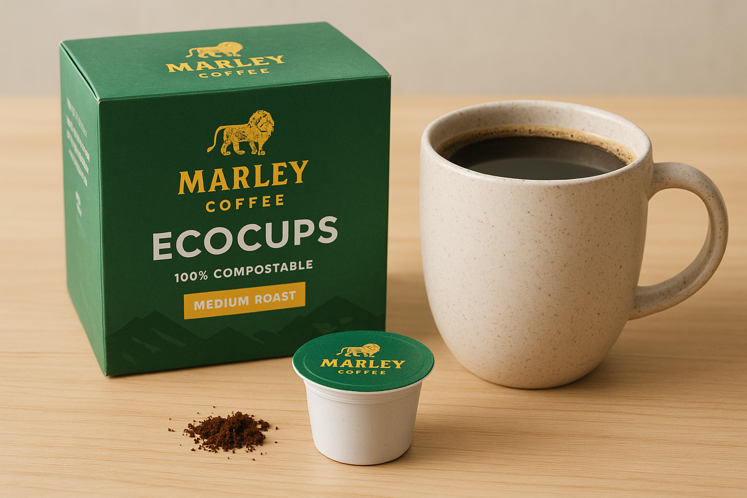 3. Marley Coffee EcoCups