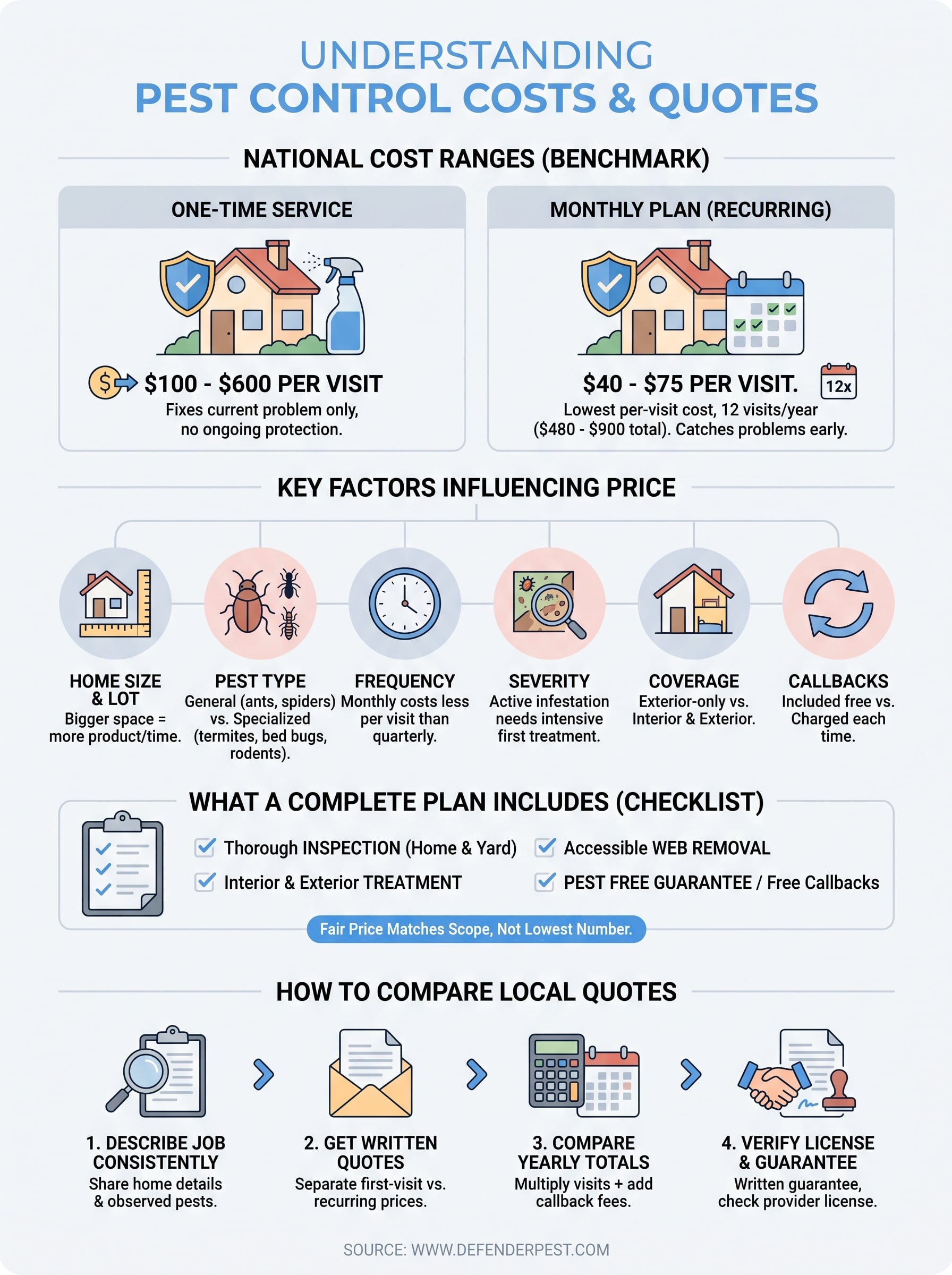 pest control cost near me infographic