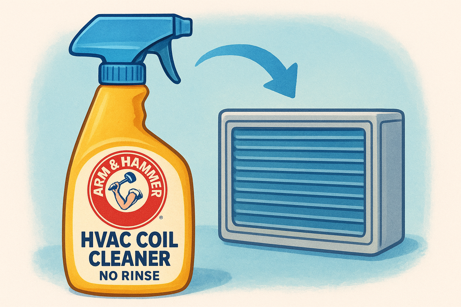 4. Arm & Hammer HVAC coil cleaner