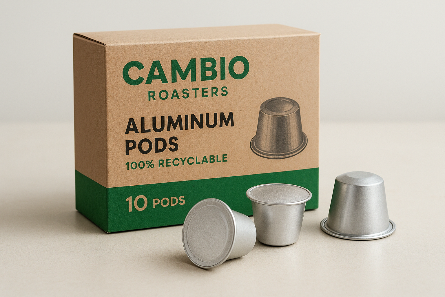 6. Cambio Roasters aluminum pods