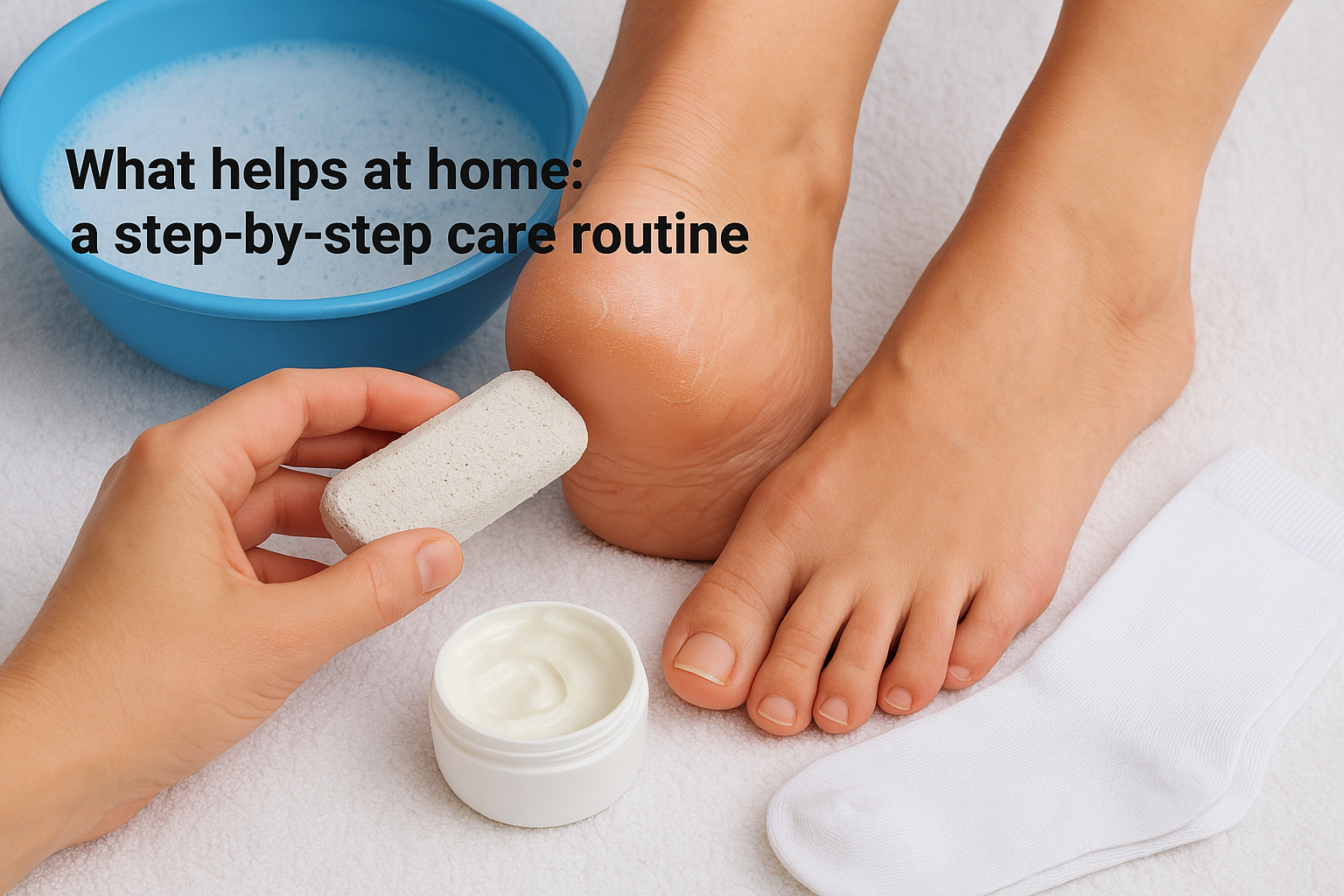 What helps at home: a step-by-step care routine
