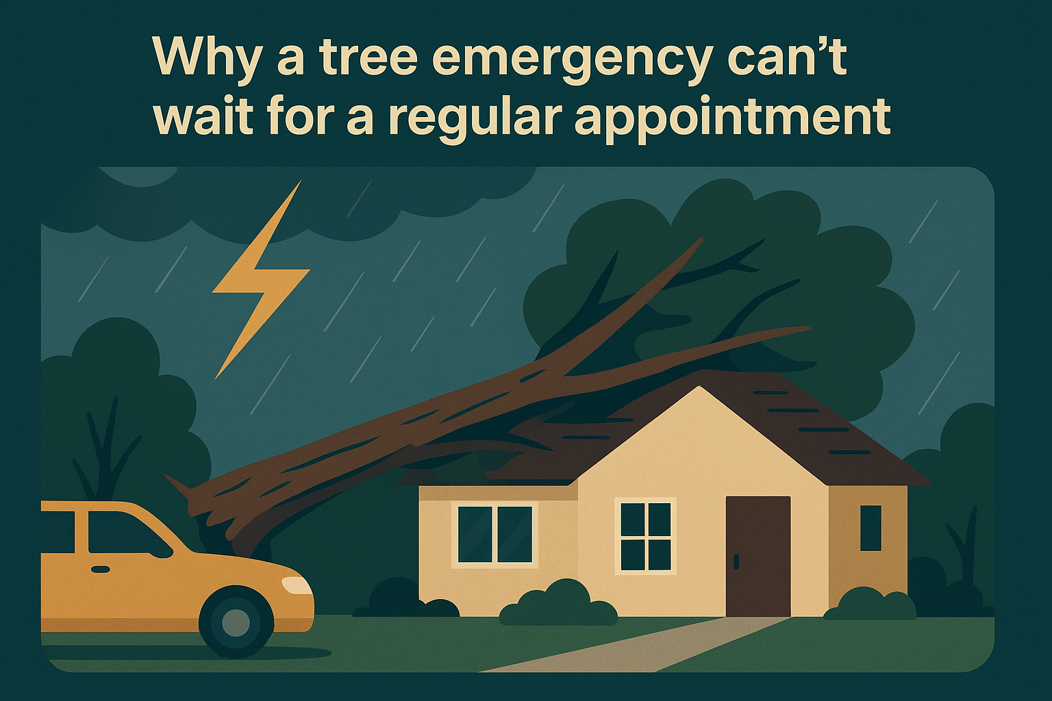 Why a tree emergency can't wait for a regular appointment