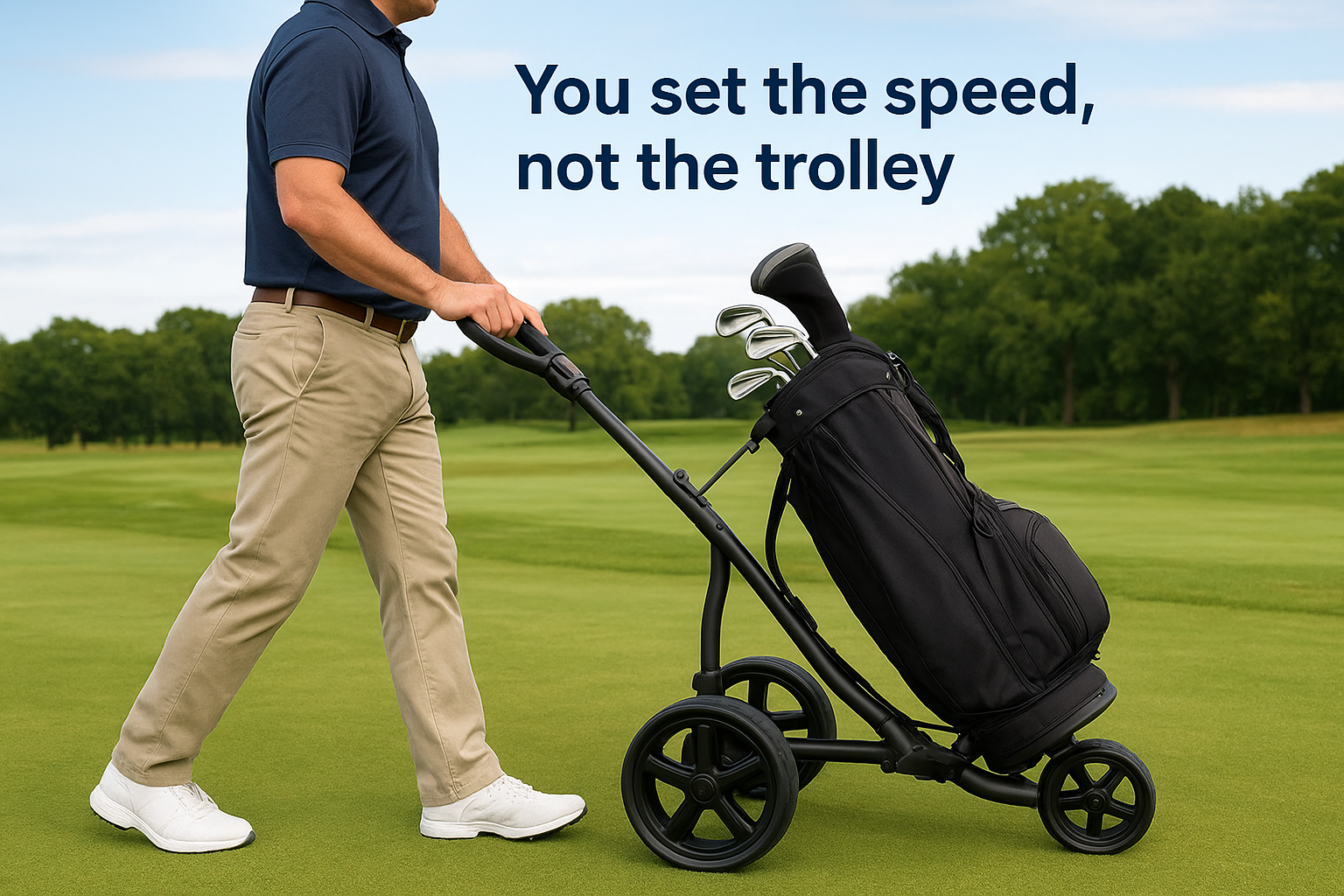 You set the speed, not the trolley