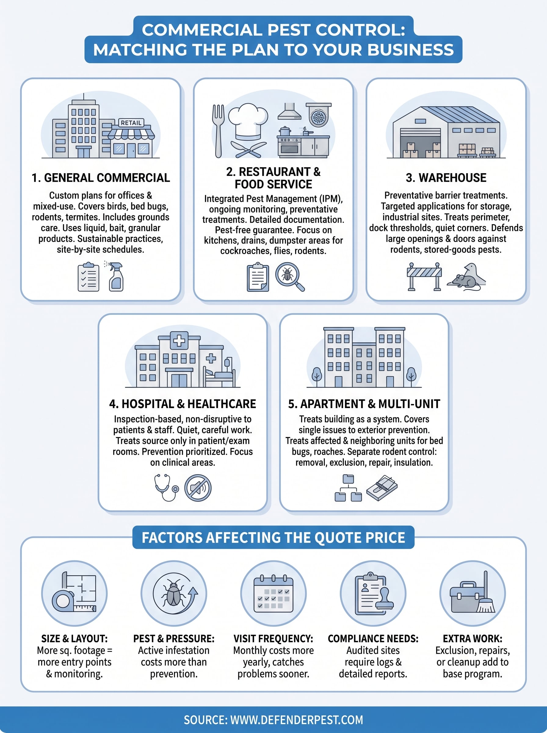 pest control commercial infographic