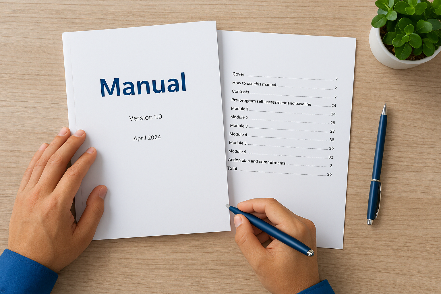 Plan the page count