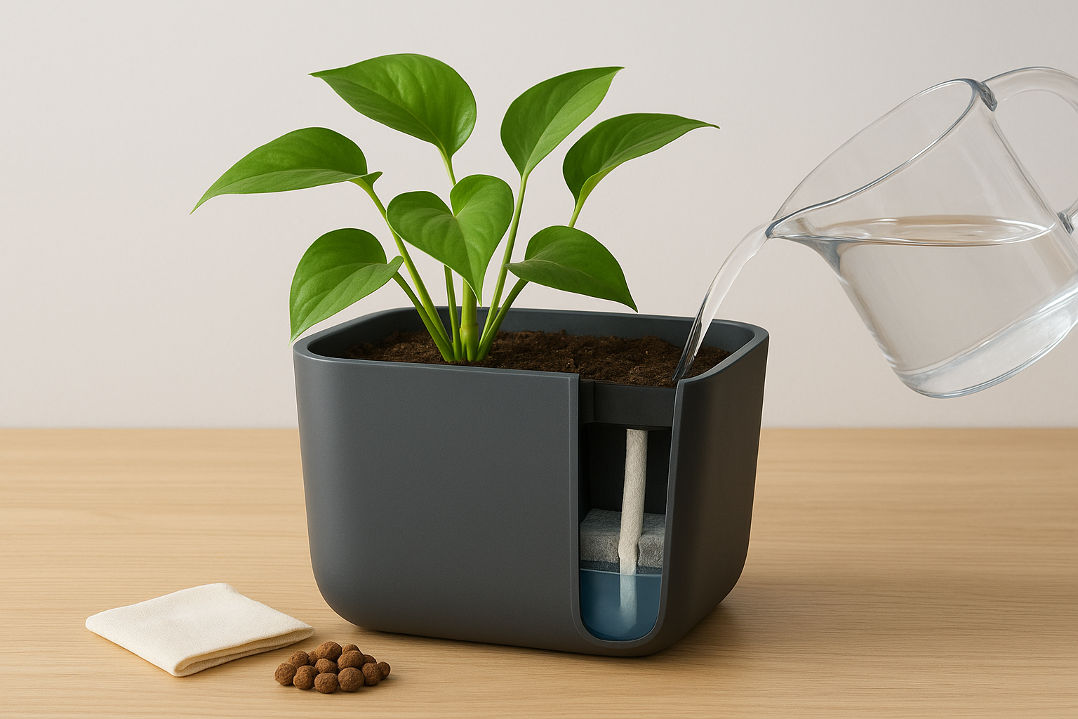 How a self-watering planter works and what you need