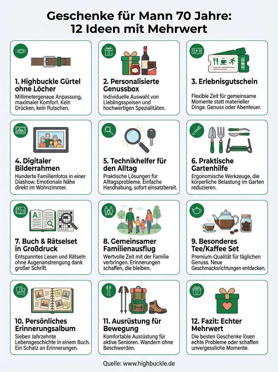 geschenke für mann 70 jahre infographic