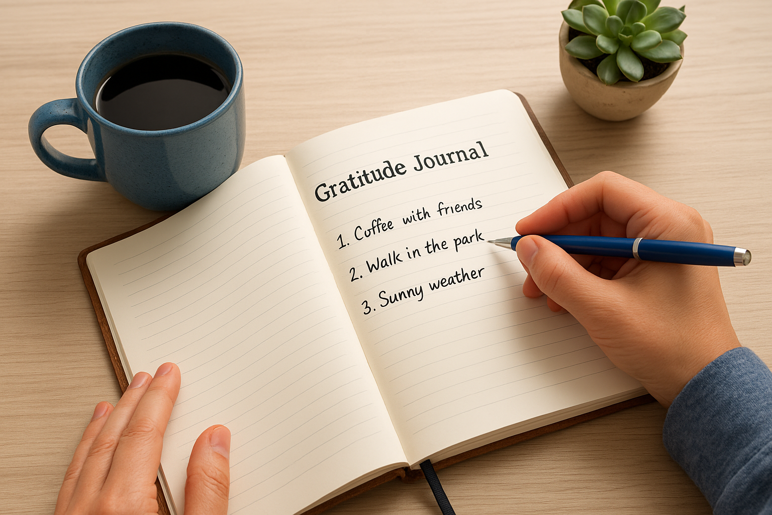 4. A gratitude journal you will keep up