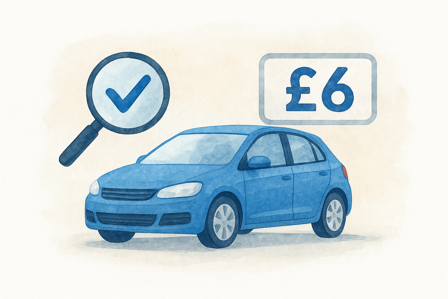 1. Vehiclepedia: strong free check, £6 premium