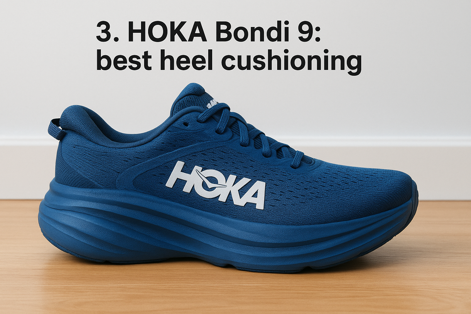 3. HOKA Bondi 9: best heel cushioning