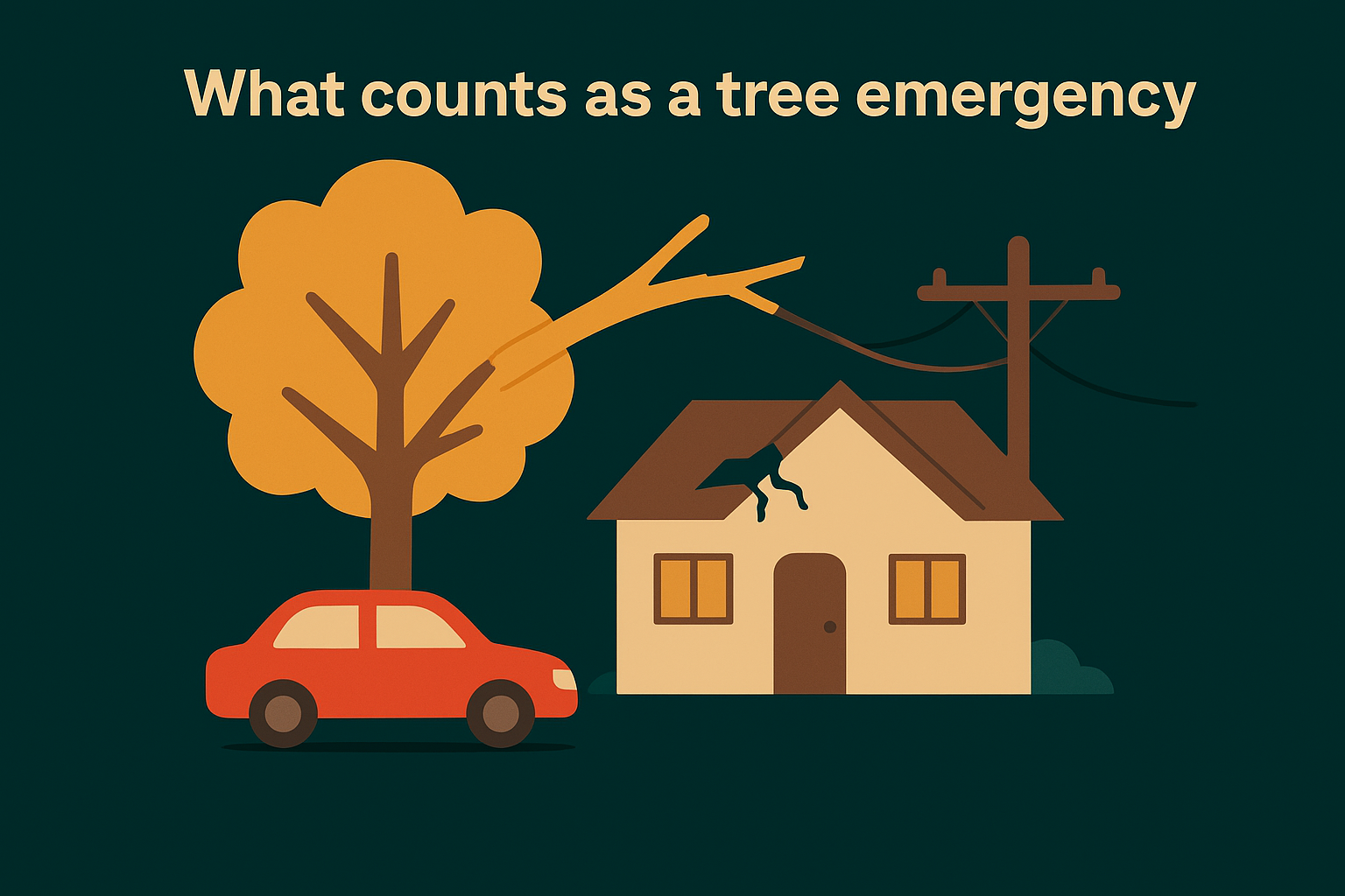 What counts as a tree emergency
