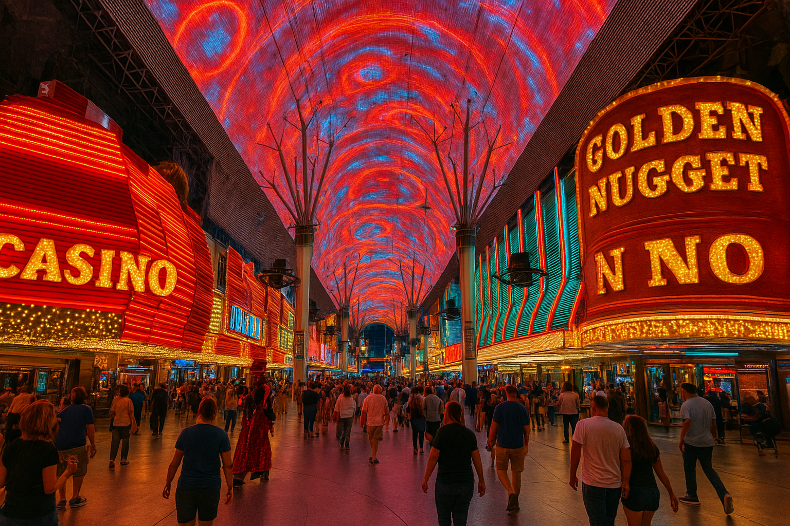 1. Fremont Street Experience