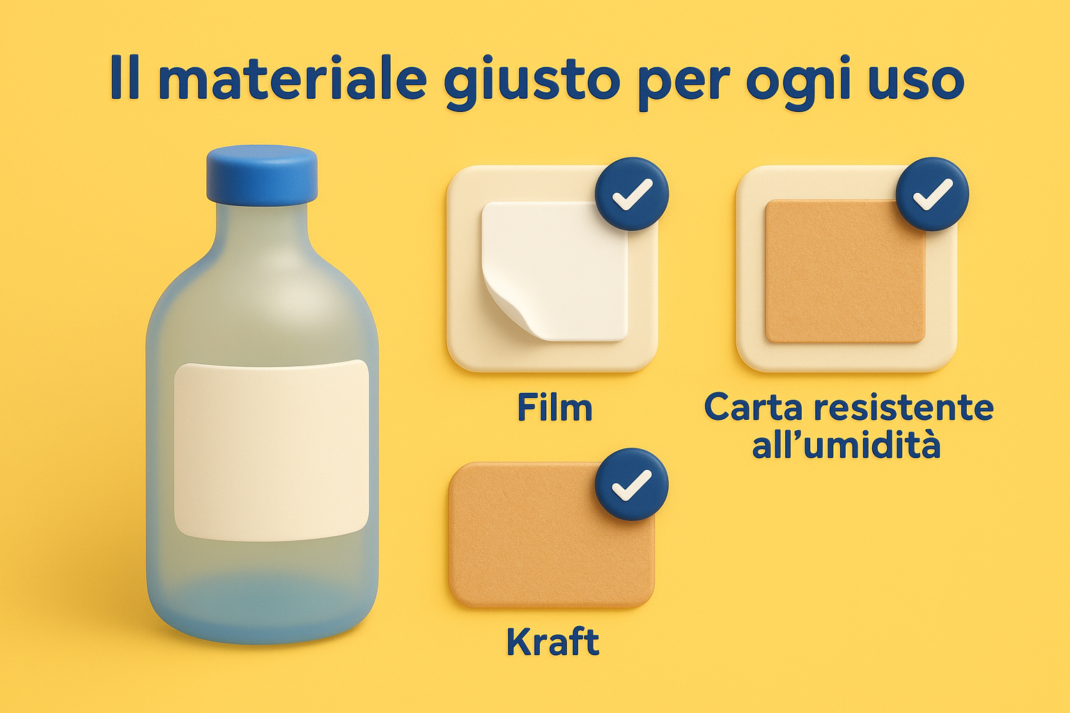 Il materiale giusto per ogni uso