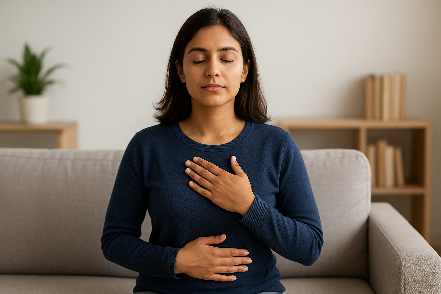 1. Paced breathing and a one-minute mindfulness reset