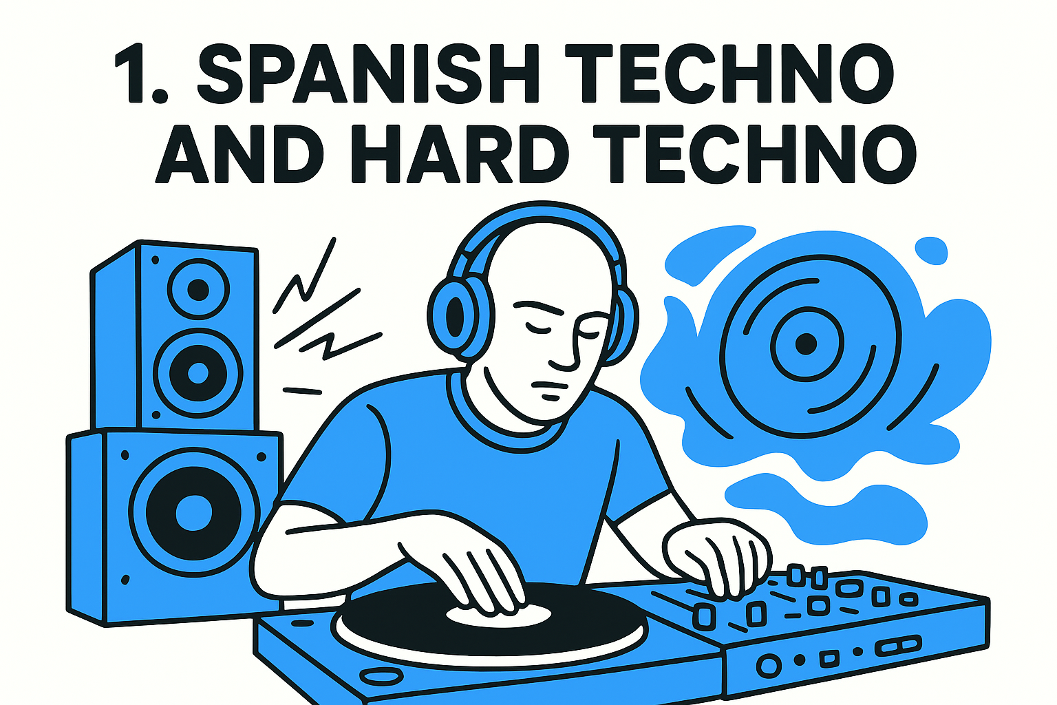 1. Spanish techno and hard techno