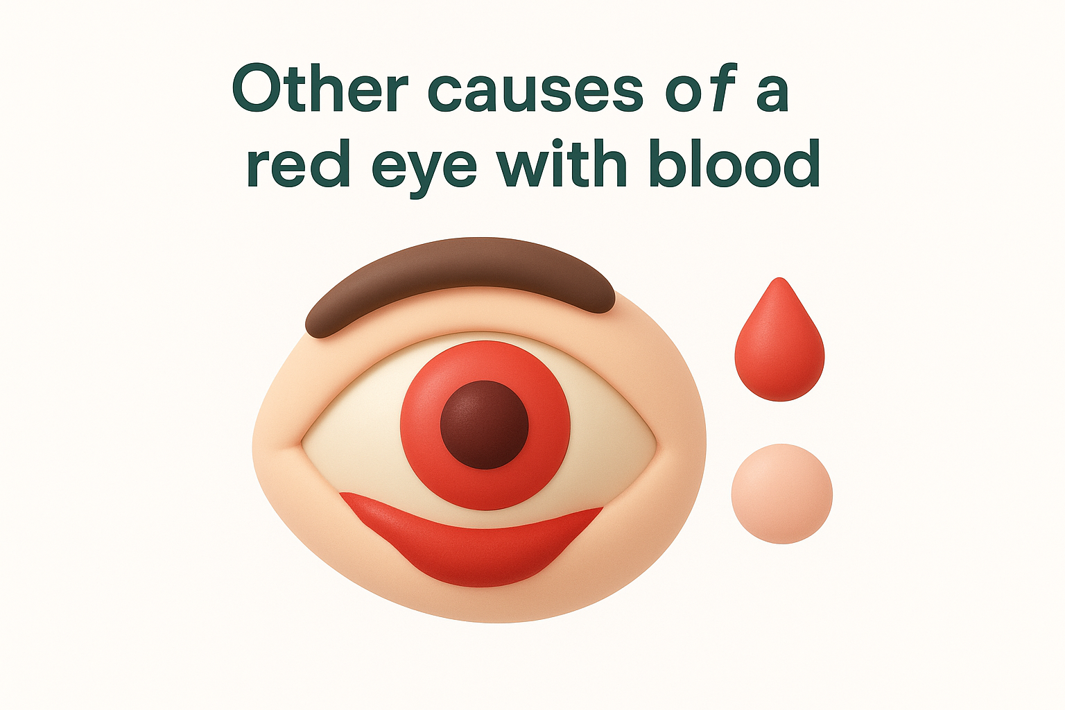 Other causes of a red eye with blood