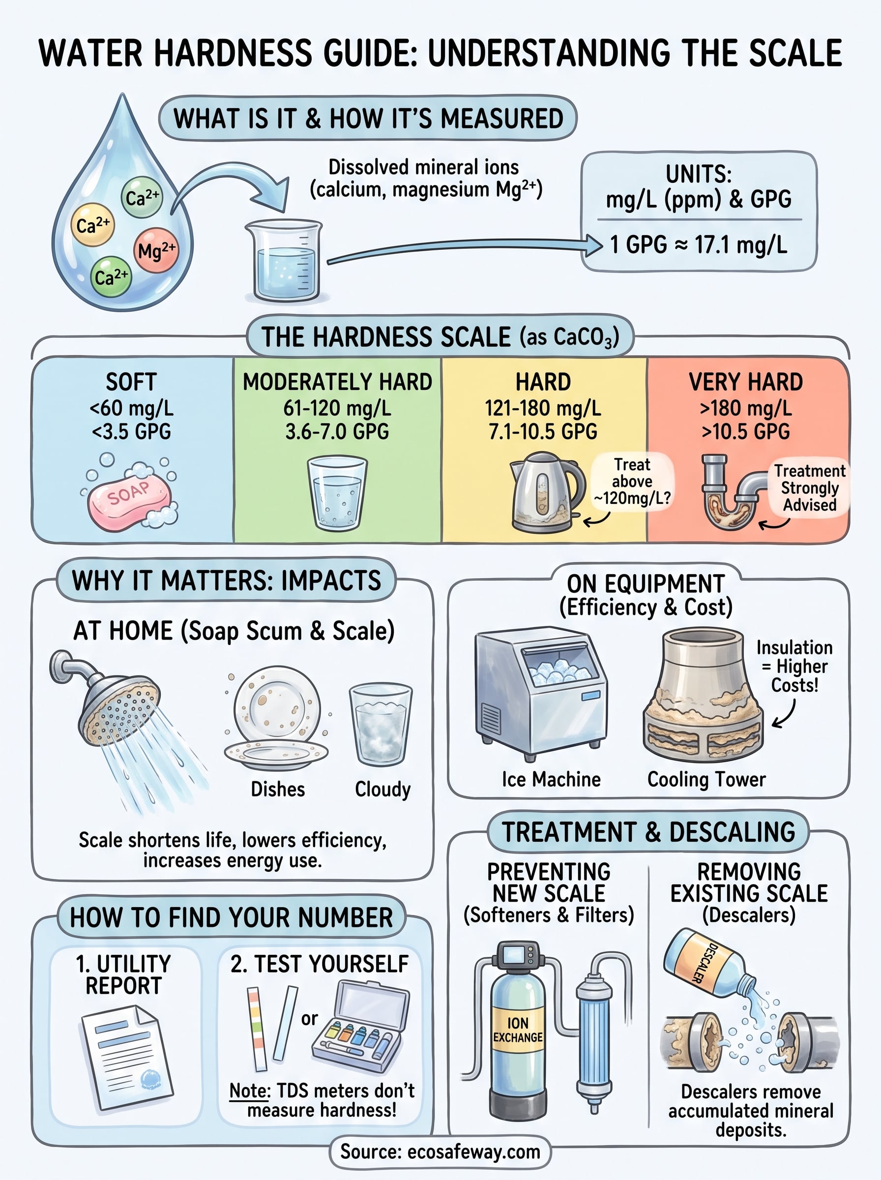 water hardness infographic