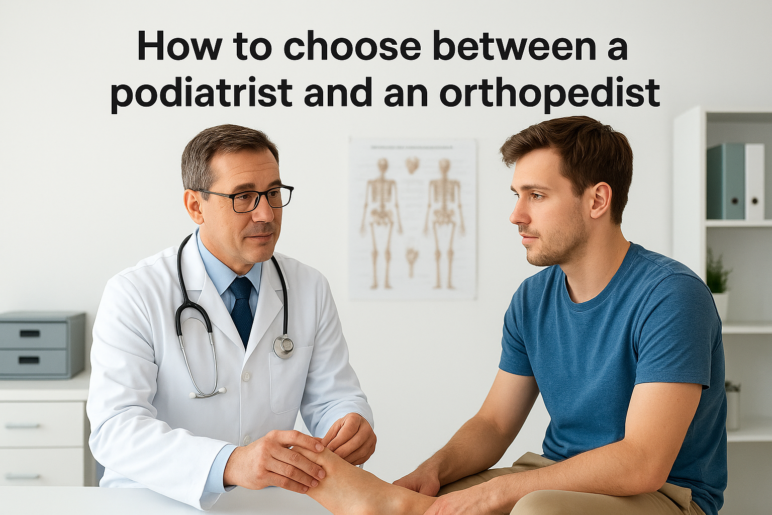 How to choose between a podiatrist and an orthopedist