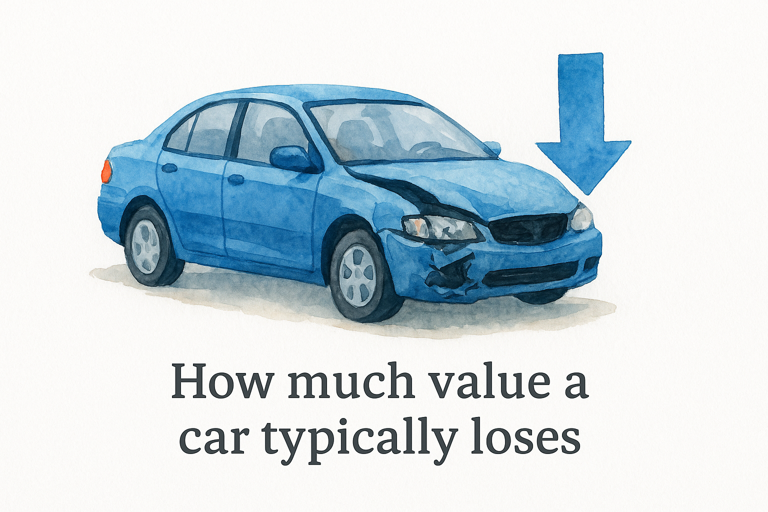 How much value a car typically loses