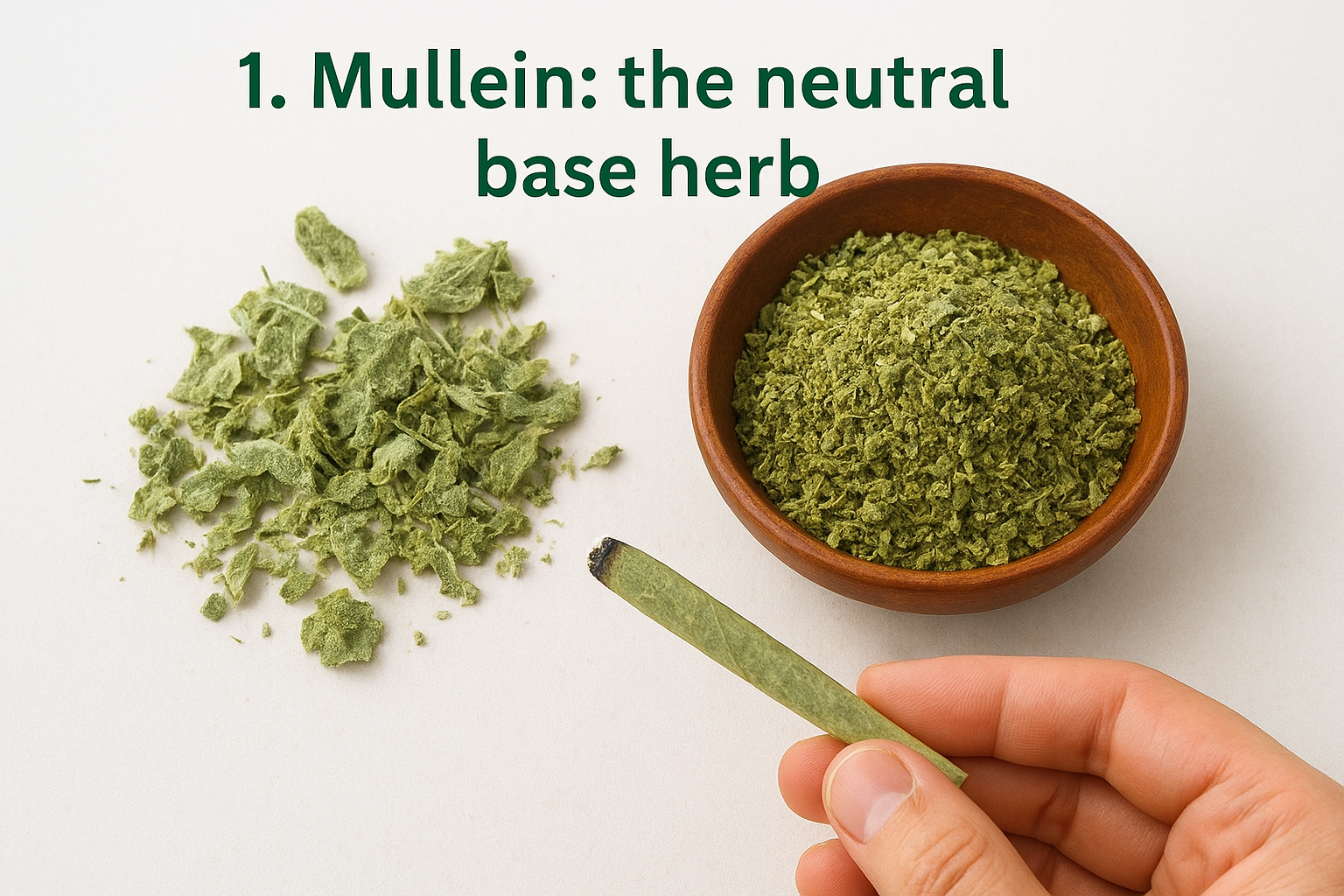1. Mullein: the neutral base herb