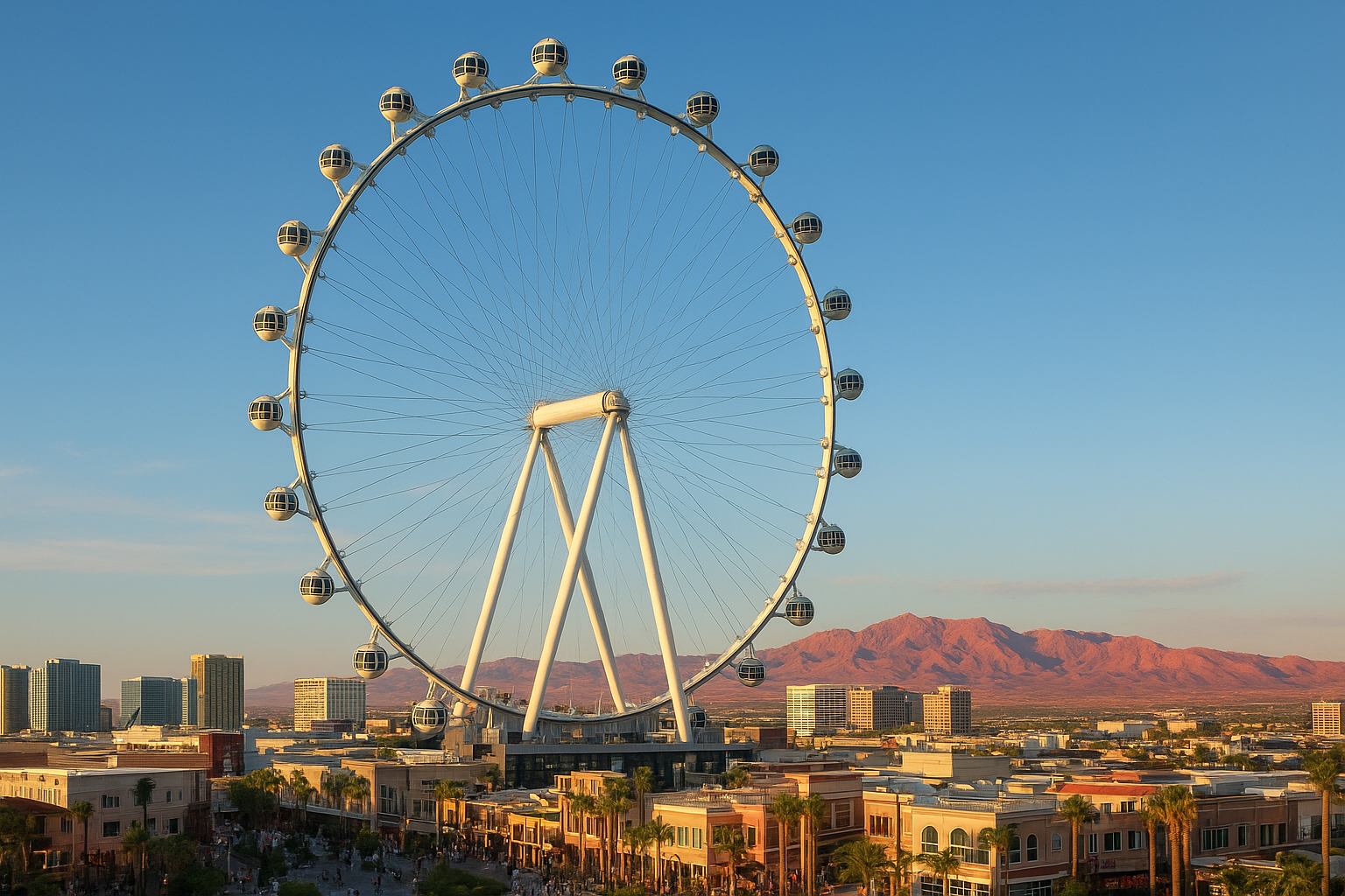 2. High Roller observation wheel