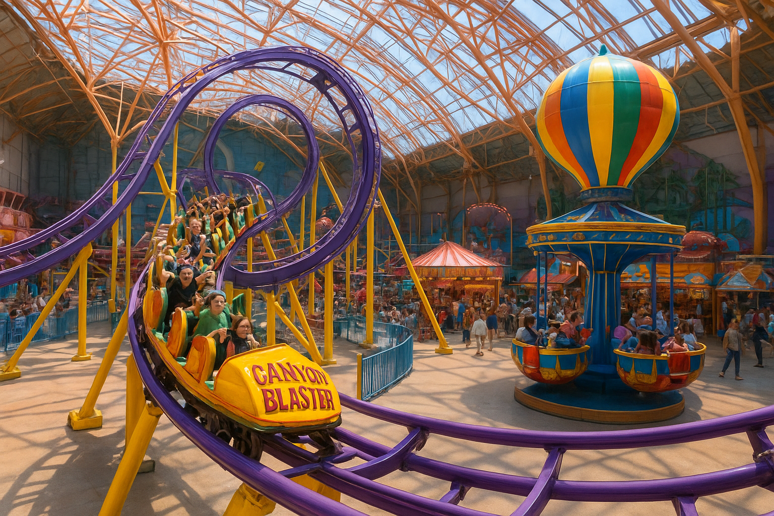 4. Adventuredome indoor theme park