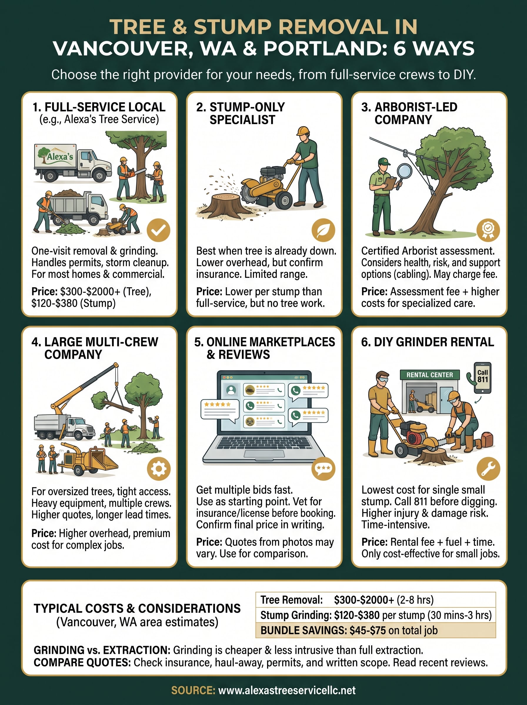 tree and stump removal near me infographic