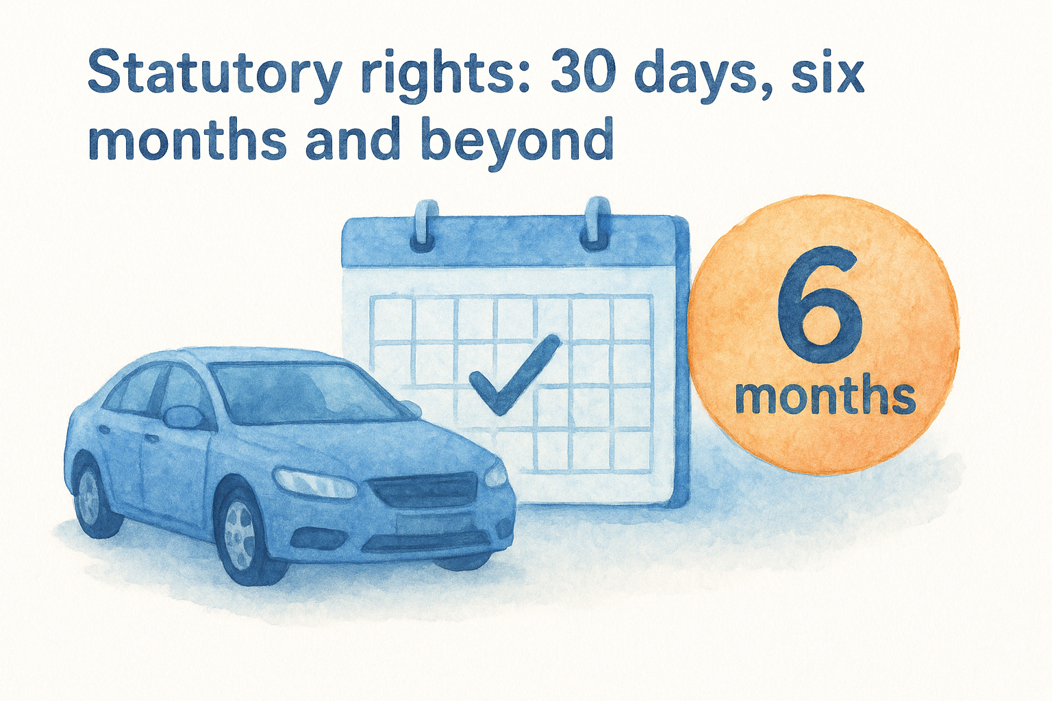 Statutory rights: 30 days, six months and beyond