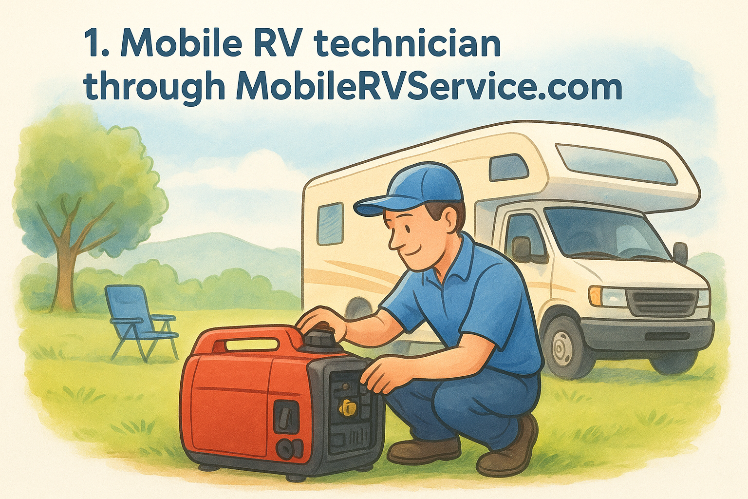 1. Mobile RV technician through MobileRVService.com
