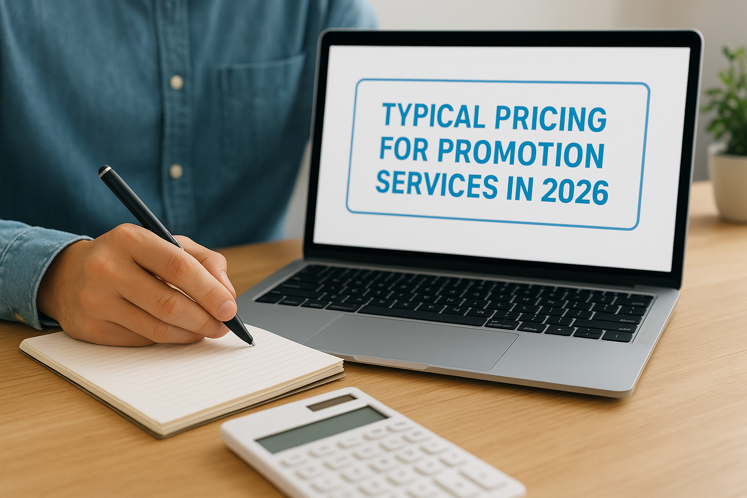 Typical pricing for promotion services in 2026