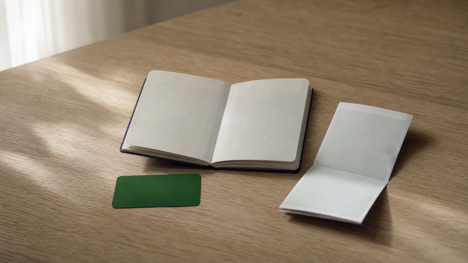 Passeport, billet d'avion et carte d'assurance posés côte à côte sur une table.