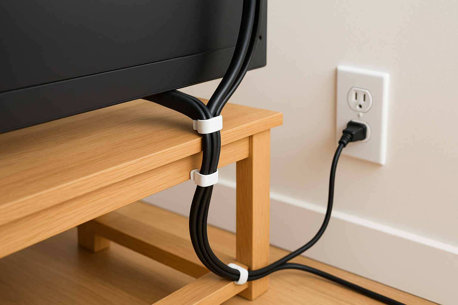 1. Cable clips and sleeves