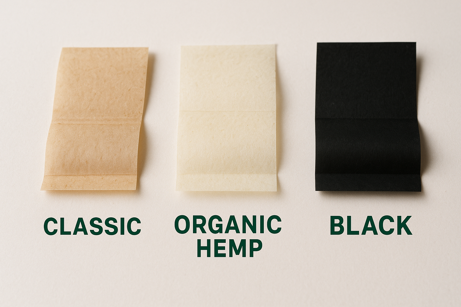 The three paper types
