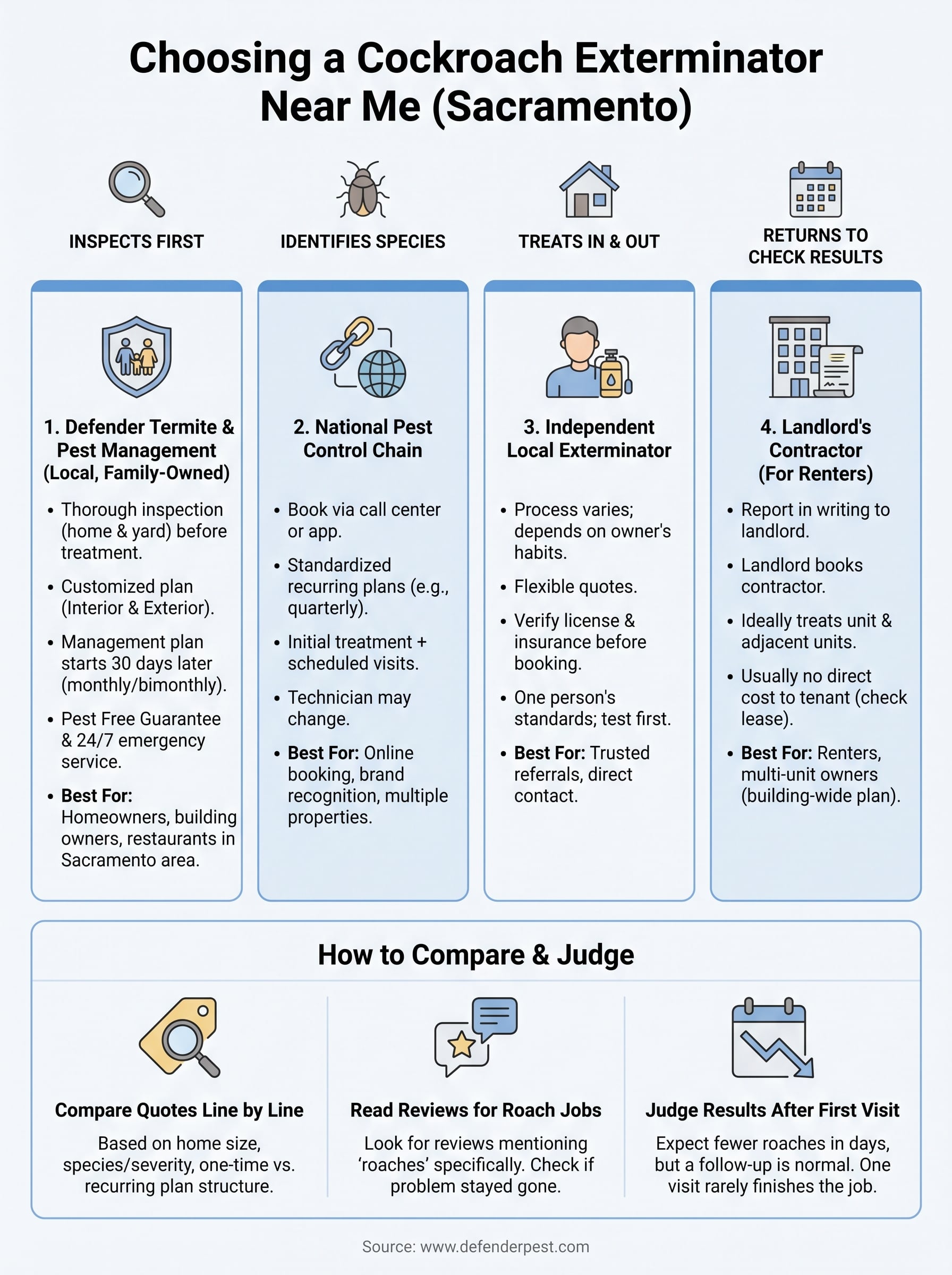 cockroach exterminator near me infographic